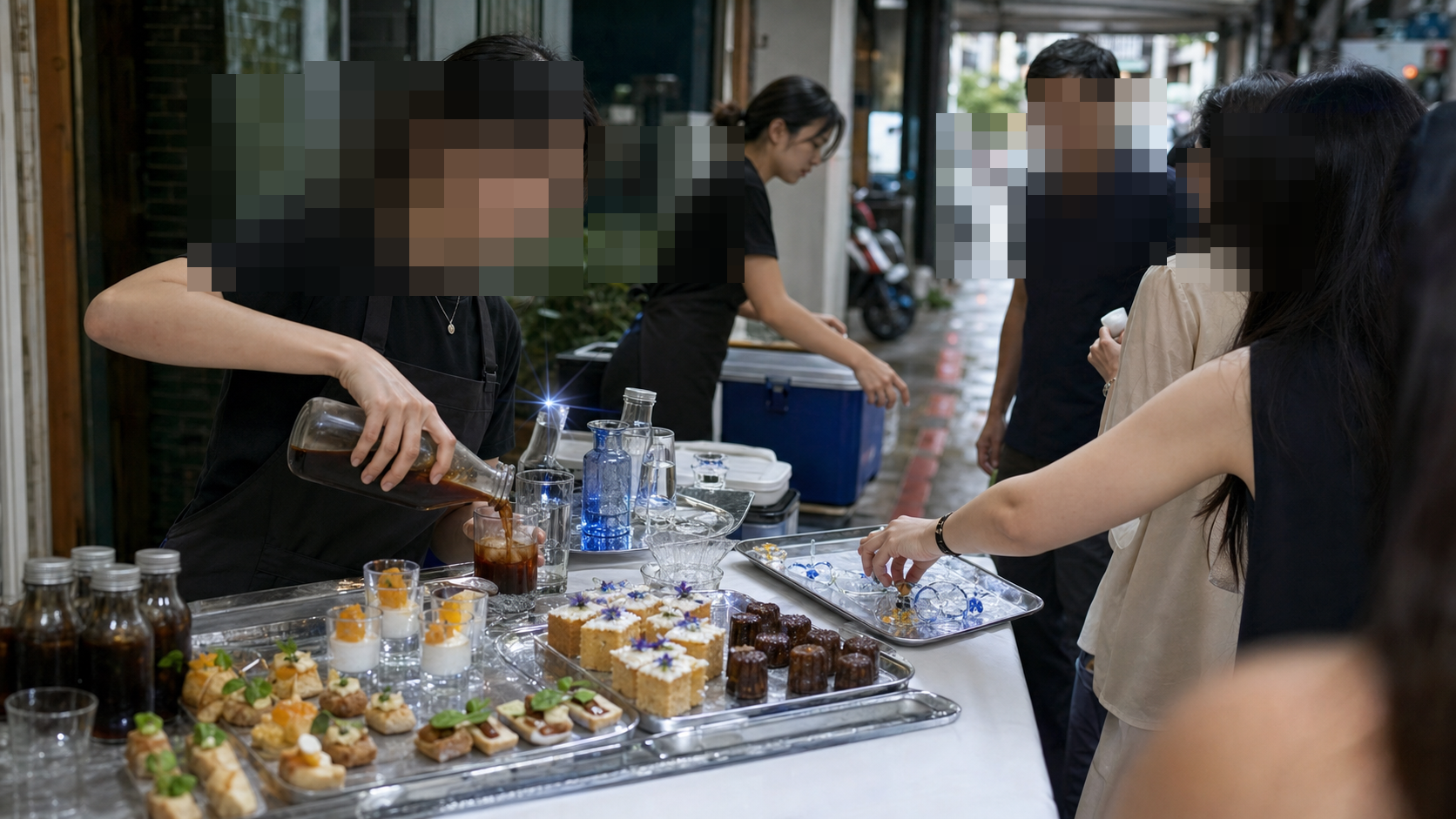 The Stellar 騎樓戶外外燴近照